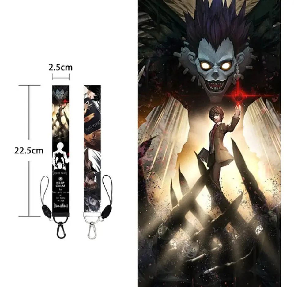 Llavero De Cinta Death Note Para Usb, Llaves Hombre Y Mujer 10