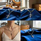 Collar Doble De Acero Para Hombre Y Mujer Dije Cruz Ortodoxa - Miniatura 10