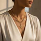 Collar Doble De Acero Para Hombre Y Mujer Dije Cruz Ortodoxa - Miniatura 17