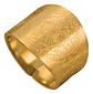 Anillo Acero Color Oro Amuleto Sello Arcángeles Hombre Mujer - Miniatura 1