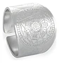Anillo Acero Color Oro Amuleto Sello Arcángeles Hombre Mujer - Miniatura 10