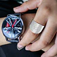 Anillo Acero Color Oro Amuleto Sello Arcángeles Hombre Mujer - Miniatura 15