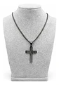 Collar Para Hombre Mujer Y Dije Cruz Jesus Acero Color Plata - Miniatura 22