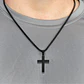 Collar Para Hombre Mujer Y Dije Cruz Jesus Acero Color Plata - Miniatura 23