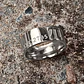 Anillo De Acero Para Hombre Y Mujer Grabado Pi Matemáticas - Miniatura 14
