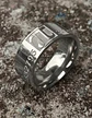 Anillo De Acero Para Hombre Y Mujer Grabado Pi Matemáticas - Miniatura 15