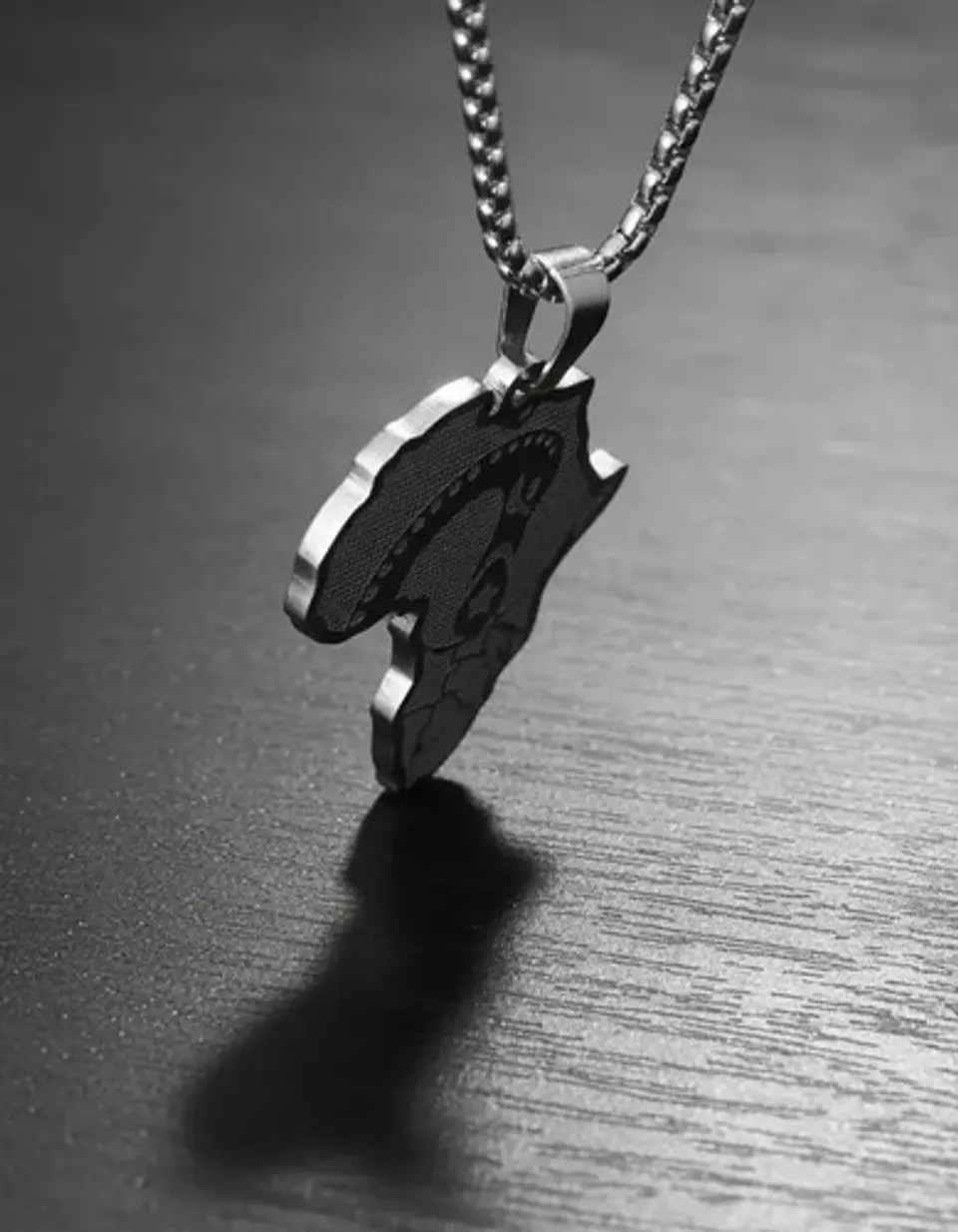 Collar De Acero Para Hombre Y Mujer Dije Continente Africa 19
