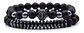 Pulsera Brazalete Manilla Leopardo Piedras Naturales Hombre - Miniatura 1
