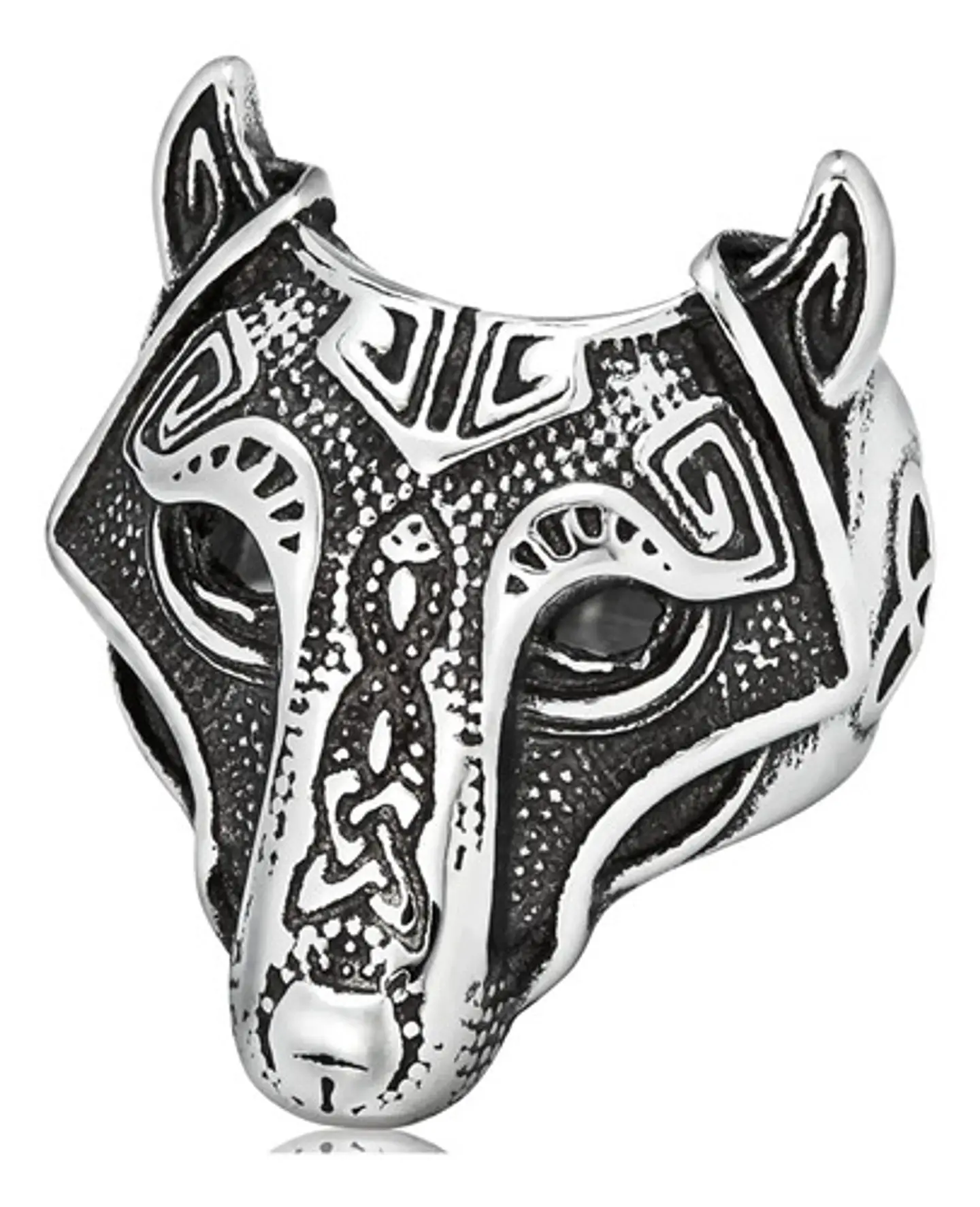 Anillo Lobo Nórdico Thor Vikingo Acero Inoxidable 316 Hombre 3
