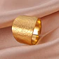 Anillo Acero Color Oro Solomon Cabala Talismán Hombre Mujer - Miniatura 9