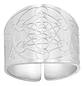 Anillo De Acero Color Oro Metatron Amuleto Para Hombre Mujer - Miniatura 1