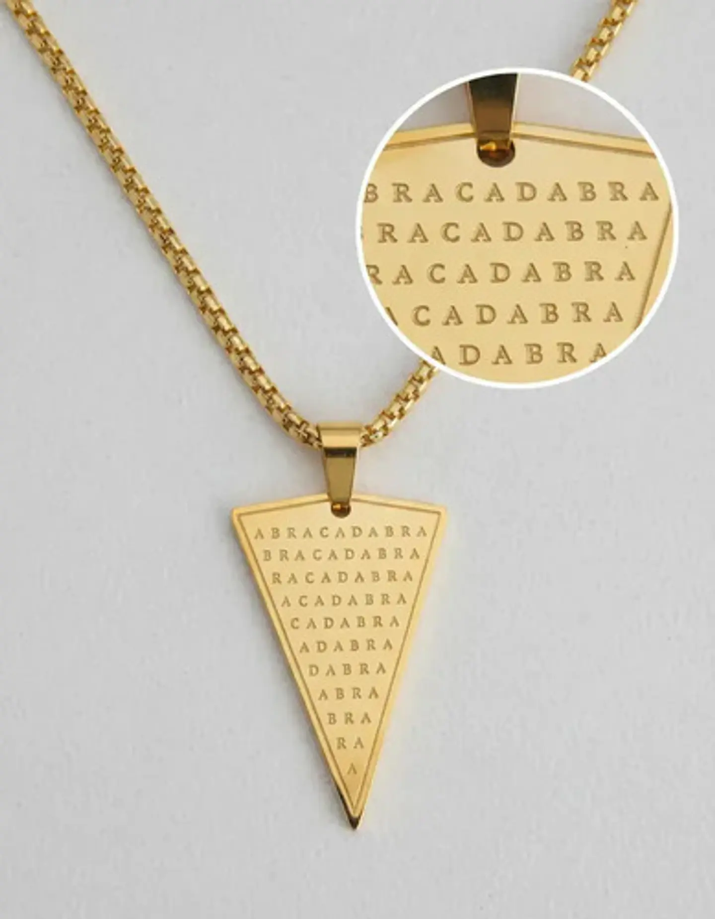 Collar De Acero Para Hombre Y Mujer Dije Abracadabra Magia 2