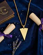 Collar De Acero Para Hombre Y Mujer Dije Abracadabra Magia - Miniatura 9