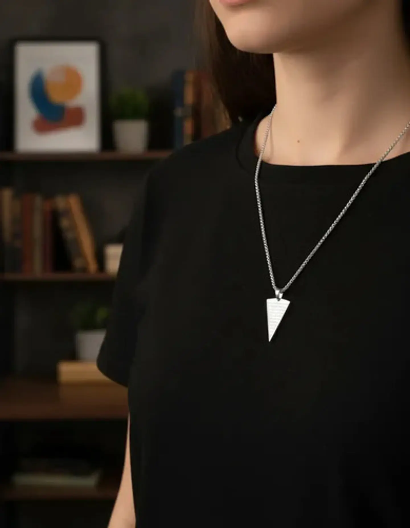 Collar De Acero Para Hombre Y Mujer Dije Abracadabra Magia 16