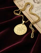 Collar De Acero Para Hombre Mujer Dije Amuleto Tetragrámaton - Miniatura 3