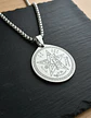 Collar De Acero Para Hombre Mujer Dije Amuleto Tetragrámaton - Miniatura 14
