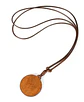 Collar Madera Cristal Lobo Nórdico Vikingo Hombre Y Mujer    - Miniatura 3