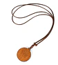 Collar Madera Cristal Lobo Nórdico Vikingo Hombre Y Mujer    - Miniatura 6
