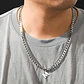Collar Para Hombre Mujer Con Dije Letras Iniciales De Acero - Miniatura 47