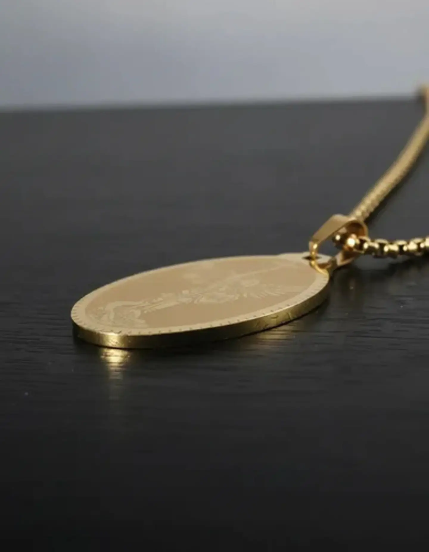 Collar De Acero Para Hombre Y Mujer Dije Arcángel San Miguel 4