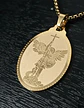 Collar De Acero Para Hombre Y Mujer Dije Arcángel San Miguel - Miniatura 10