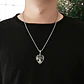 Collar Para Hombre Mujer Dije Pua Guitarra Rock Color Plata - Miniatura 5