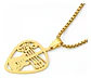 Collar Para Hombre Mujer Dije Pua Guitarra Rock Color Plata - Miniatura 12