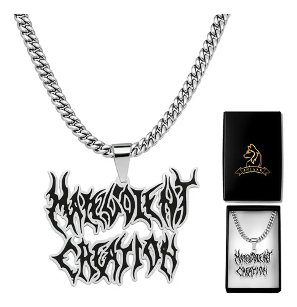 Collar Hombre Mujer Dije Banda De Metal Malevolent Creation 1