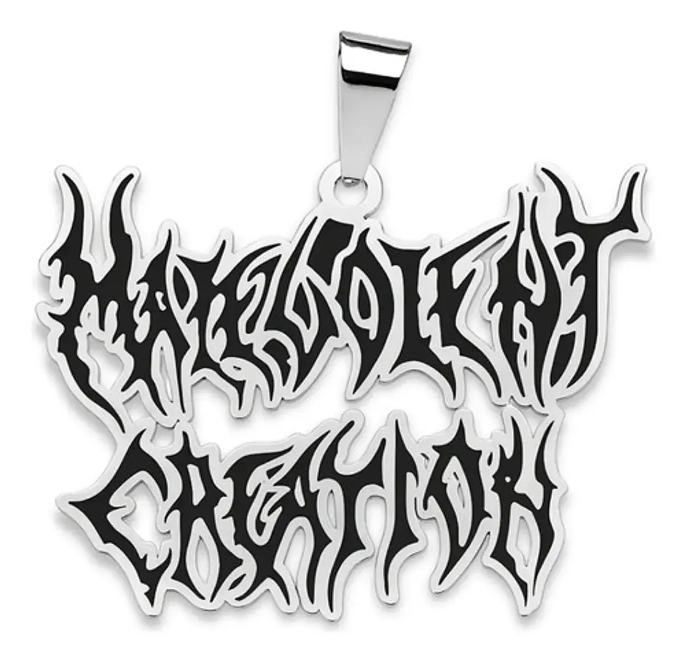 Collar Hombre Mujer Dije Banda De Metal Malevolent Creation 2
