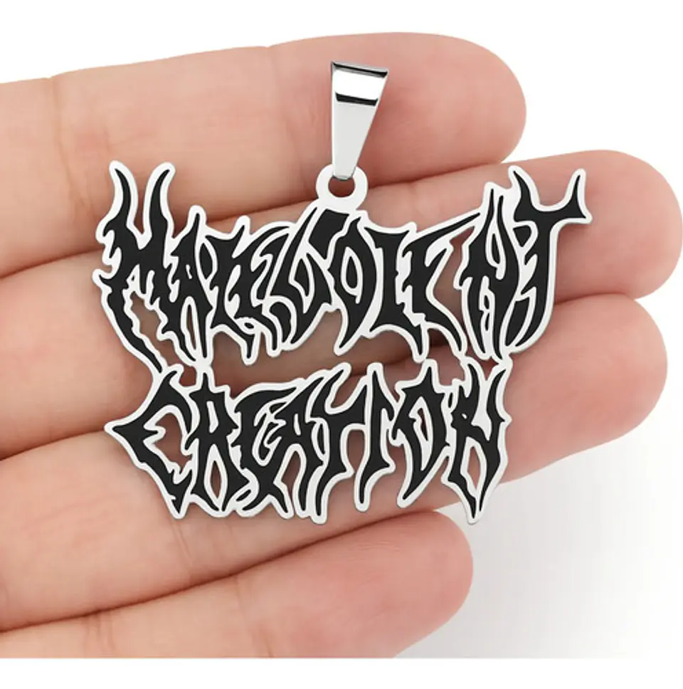 Collar Hombre Mujer Dije Banda De Metal Malevolent Creation 5