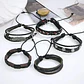 Set 5 Pulsera Manilla Brazalete De Cuero 2 Juegos Manillas - Miniatura 2
