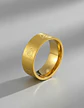 Anillo De Acero Para Hombres Y Mujeres Grabado A De Anarquía - Miniatura 3