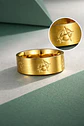 Anillo De Acero Para Hombres Y Mujeres Grabado A De Anarquía - Miniatura 4