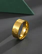 Anillo De Acero Para Hombres Y Mujeres Grabado A De Anarquía - Miniatura 6
