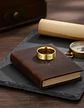 Anillo De Acero Para Hombres Y Mujeres Grabado A De Anarquía - Miniatura 9