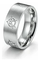 Anillo De Acero Para Hombres Y Mujeres Grabado A De Anarquía - Miniatura 11