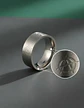 Anillo De Acero Para Hombres Y Mujeres Grabado A De Anarquía - Miniatura 14