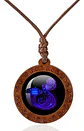 Collar Madera Constelaciones Signos Zodiacales Hombre Mujer - Miniatura 10