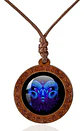 Collar Madera Constelaciones Signos Zodiacales Hombre Mujer - Miniatura 16