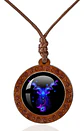 Collar Madera Constelaciones Signos Zodiacales Hombre Mujer - Miniatura 25