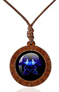 Collar Madera Constelaciones Signos Zodiacales Hombre Mujer - Miniatura 31