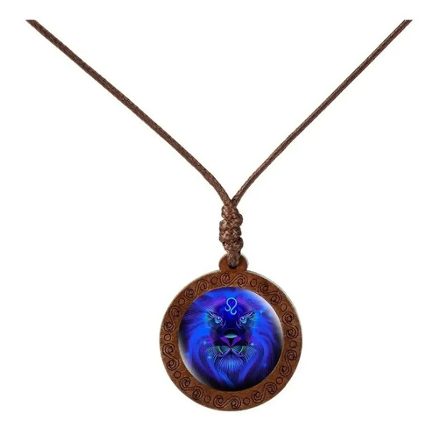Collar Madera Constelaciones Signos Zodiacales Hombre Mujer 37