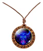 Collar Madera Constelaciones Signos Zodiacales Hombre Mujer - Miniatura 49