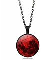 Collar Cadena Gargantilla Colgante Cristal Luna Llena Mujer - Miniatura 1