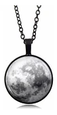 Collar Cadena Gargantilla Colgante Cristal Luna Llena Mujer - Miniatura 9