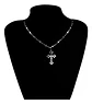 Collar Cadena Cruzes Hombre Mujer Dije Cruz Acero Color Oro - Miniatura 13