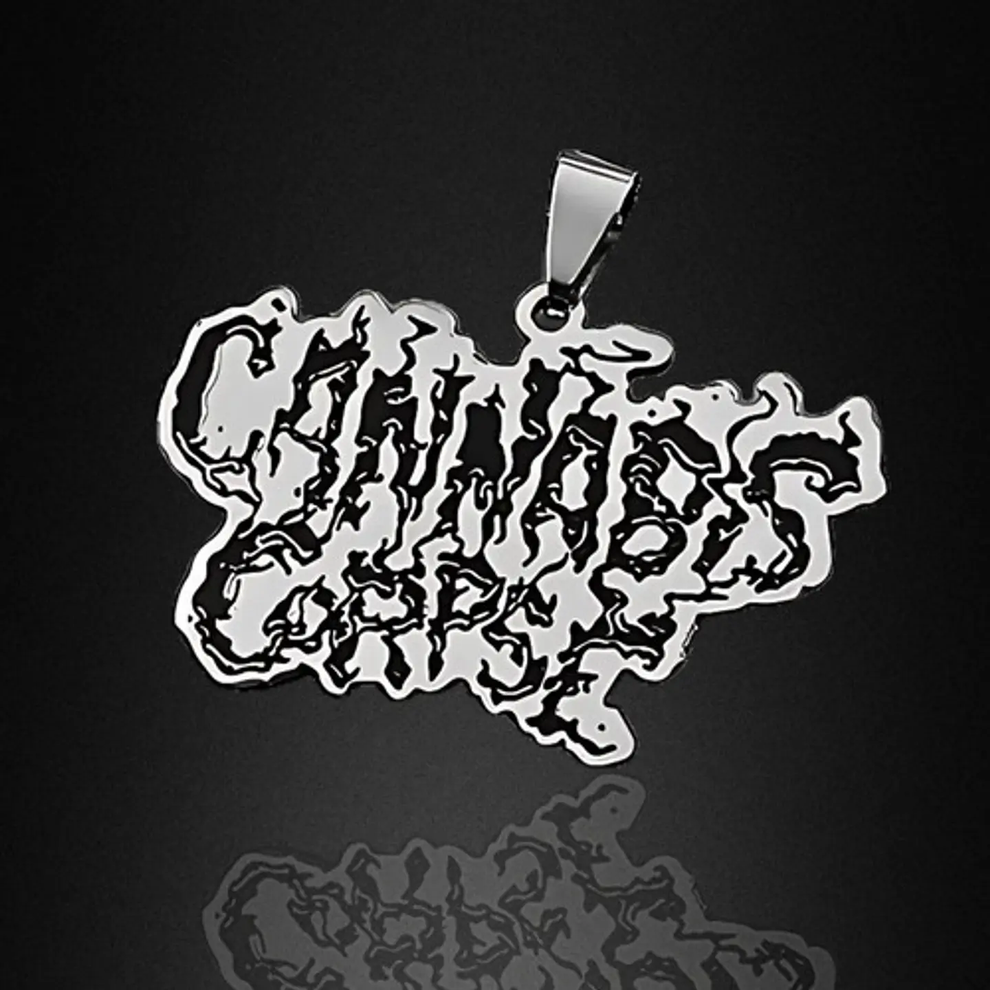 Collar Hombre Mujer Con Dije Banda De Metal Cannabis Corpse 9