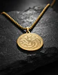 Collar De Acero Para Hombres Dije Targaryen Game Of Thrones - Miniatura 7