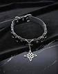 Collar Choker Gotico Para Mujer Con Dije Nudo De Bruja Celta - Miniatura 5