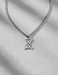 Collar Color Plata Para Hombre Y Mujer Dije Sigil Pentagrama - Miniatura 3